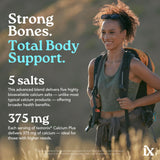 Isotonix textura del polvo en primer plano, fácil disolución