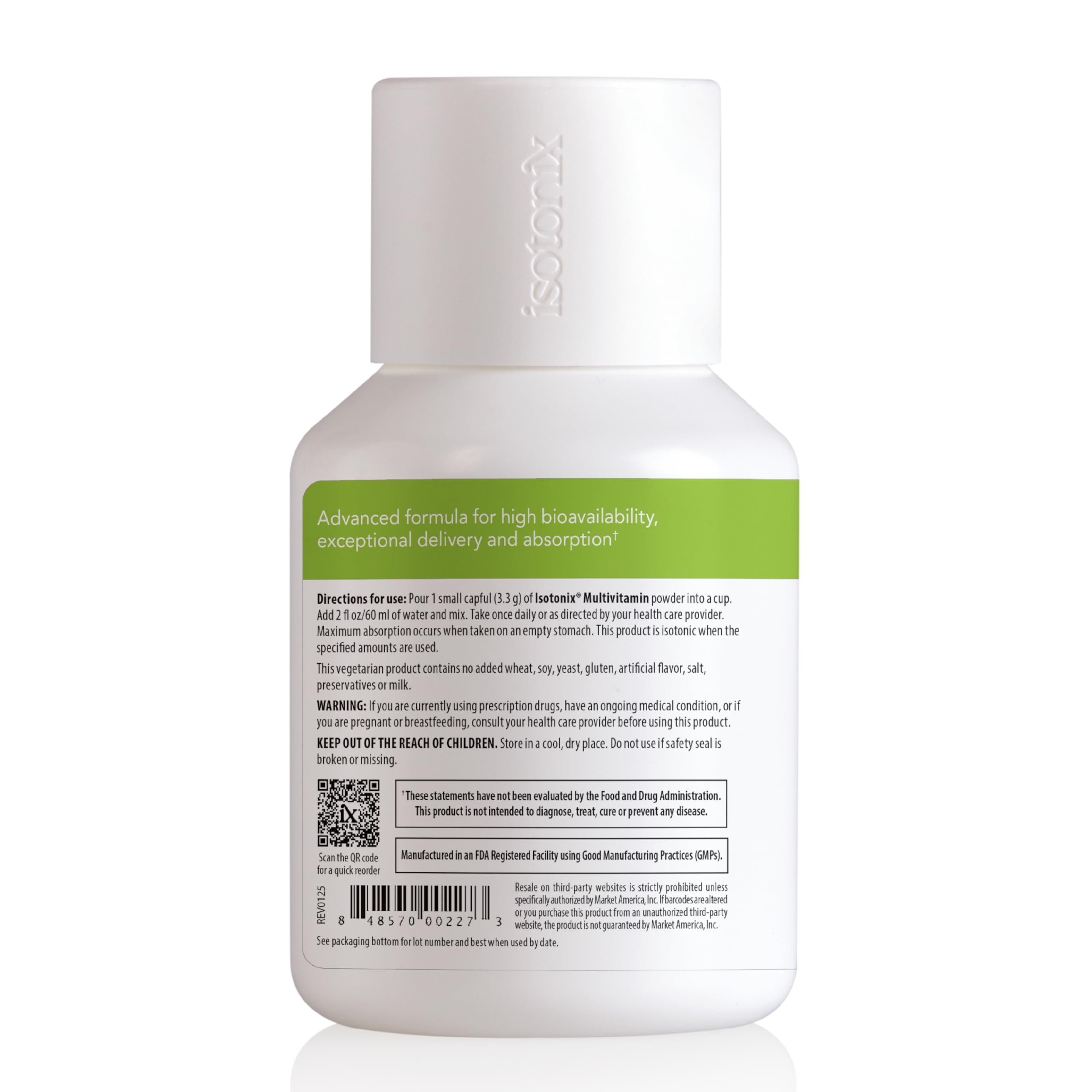 Isotonix en ambiente de cocina saludable, facilita integración en rutina