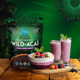 It's Good Energy etiqueta del frasco con certificaciones y origen amazonico visibles