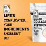 It's Just! ingredientes y pastura que indican origen grass‑fed confiable