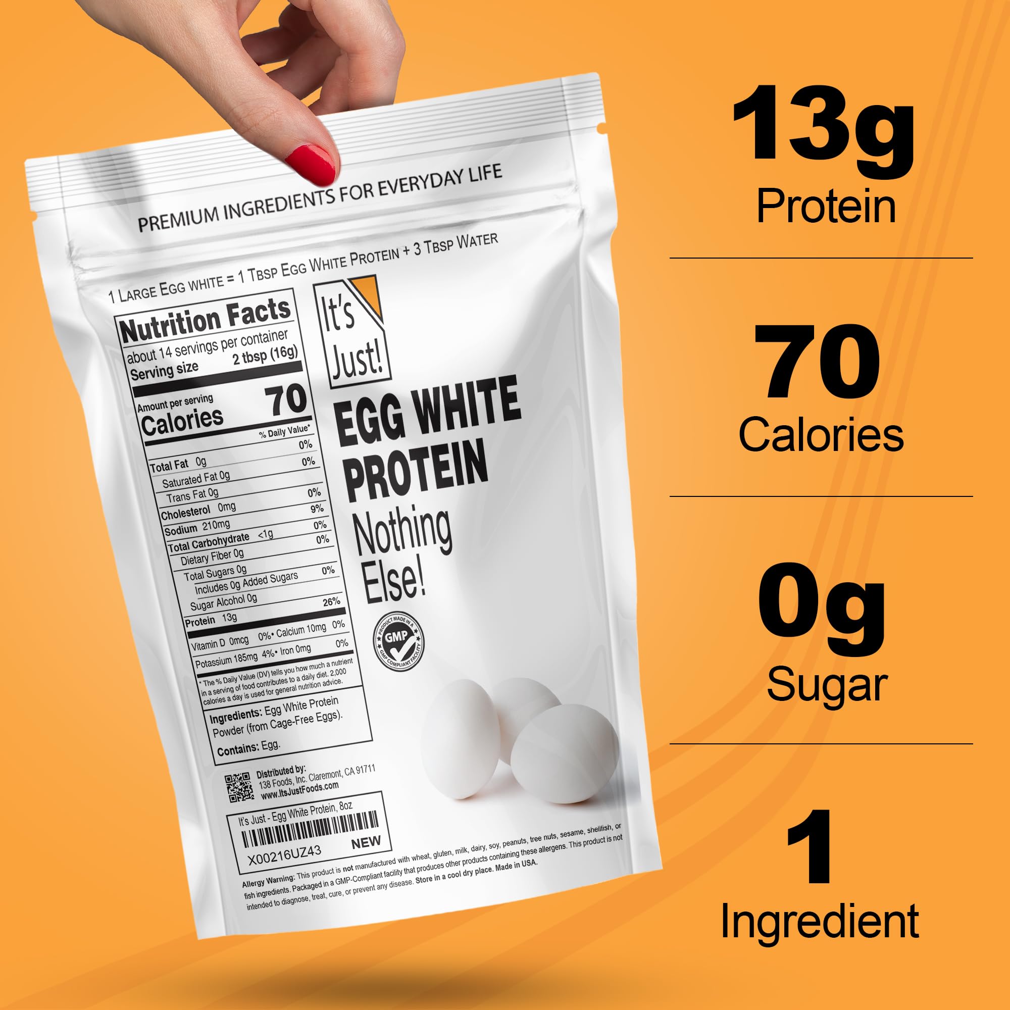 It's Just! etiqueta nutricional en detalle con información verificada