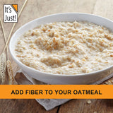 Etiqueta nutricional de It's Just! psyllium mostrando información clara y trazabilidad