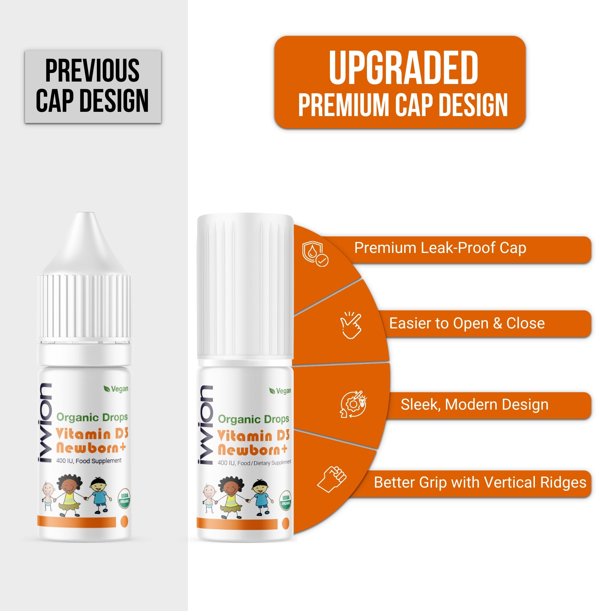 ivvion primer plano del aceite MCT orgánico que mejora absorción