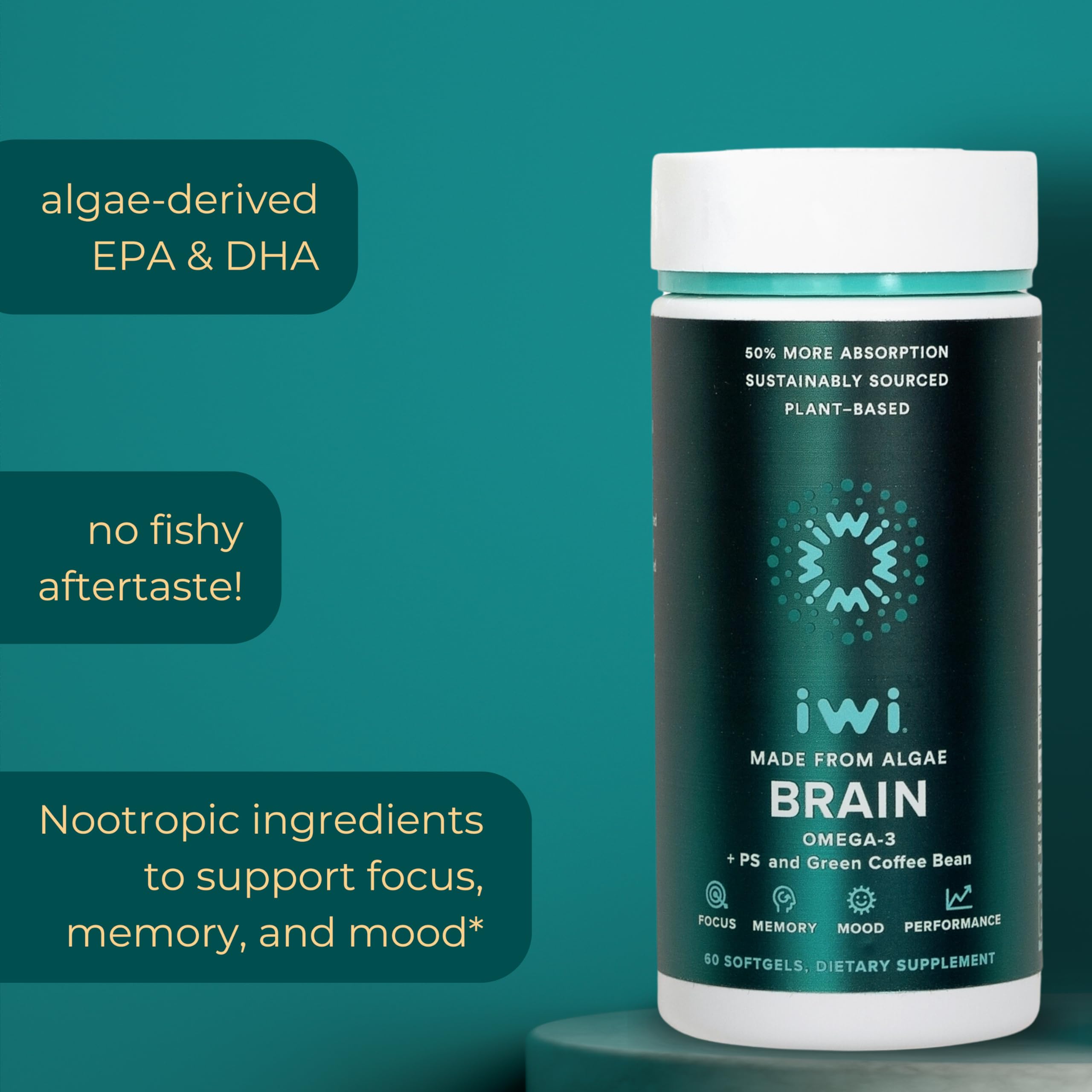 Iwi etiqueta con lista de ingredientes y certificaciones limpias