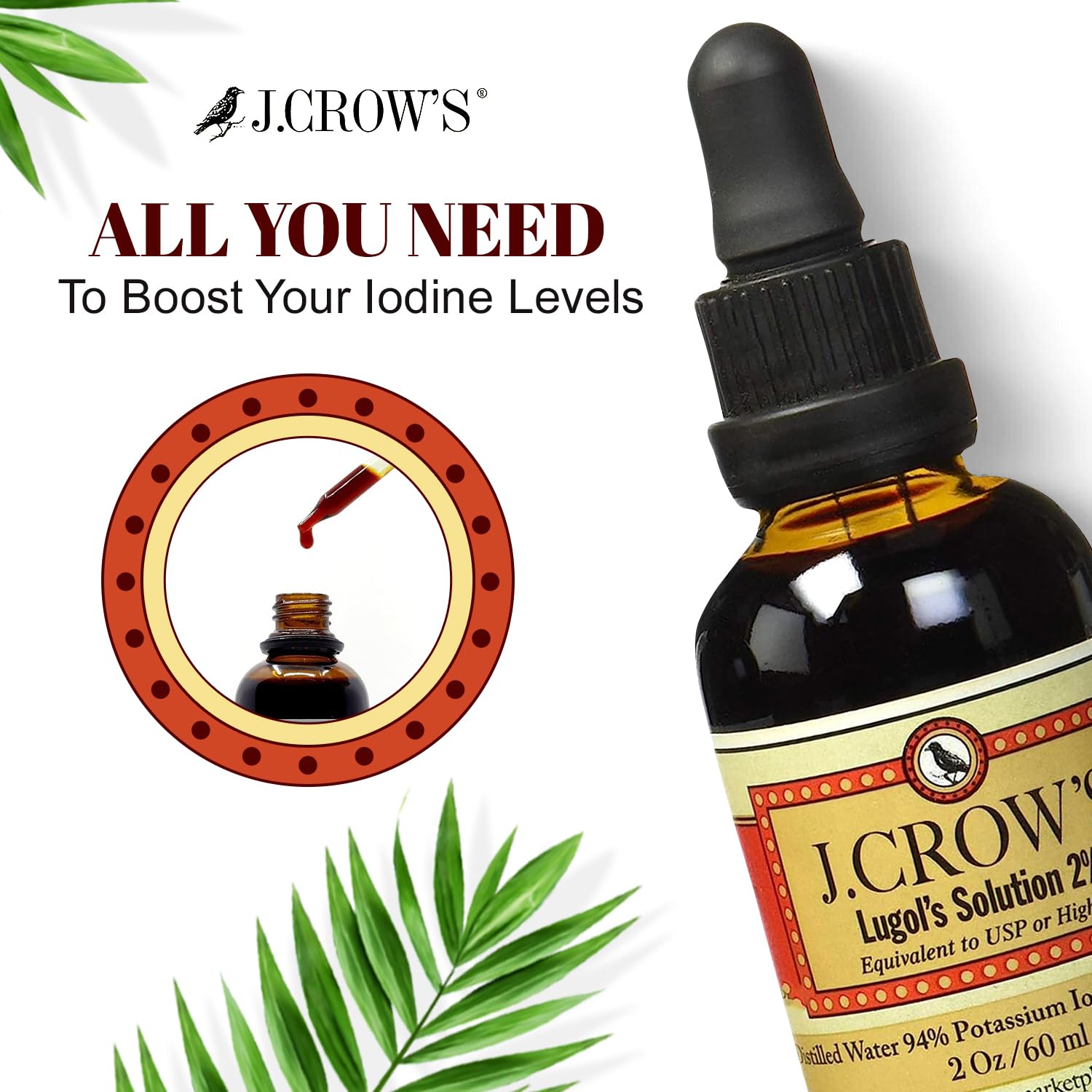 J. CROW'S etiqueta en primer plano que muestra ingredientes sin alcohol ni gluten