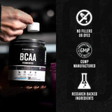 Cucharada con 6 g de Jacked Factory BCAA, porción exacta para entrenamiento