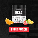 Textura del polvo Jacked Factory BCAA fermentado, mezcla rápida y sin grumos