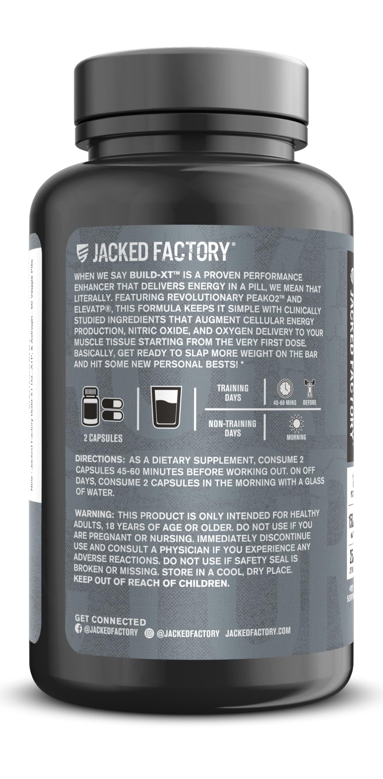 Jacked Factory en ambiente de gimnasio motivando a entrenar más