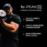 Jacked Factory etiqueta lateral con información de ingredientes clave