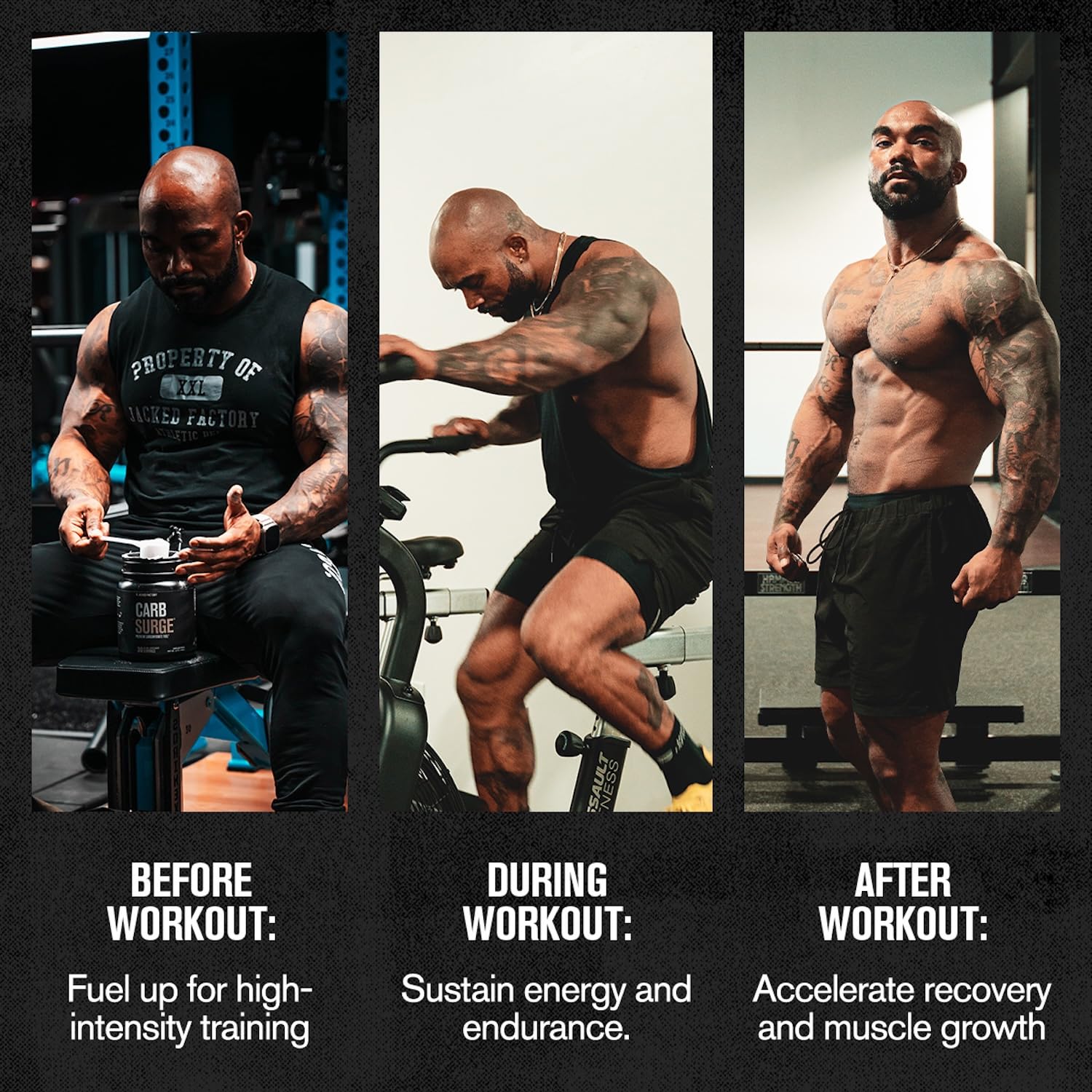 Jacked Factory Carb Surge bebida mezclada clara para energía rápida