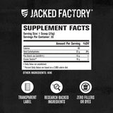 Jacked Factory Carb Surge deportista bebiendo intra entrenamiento energía