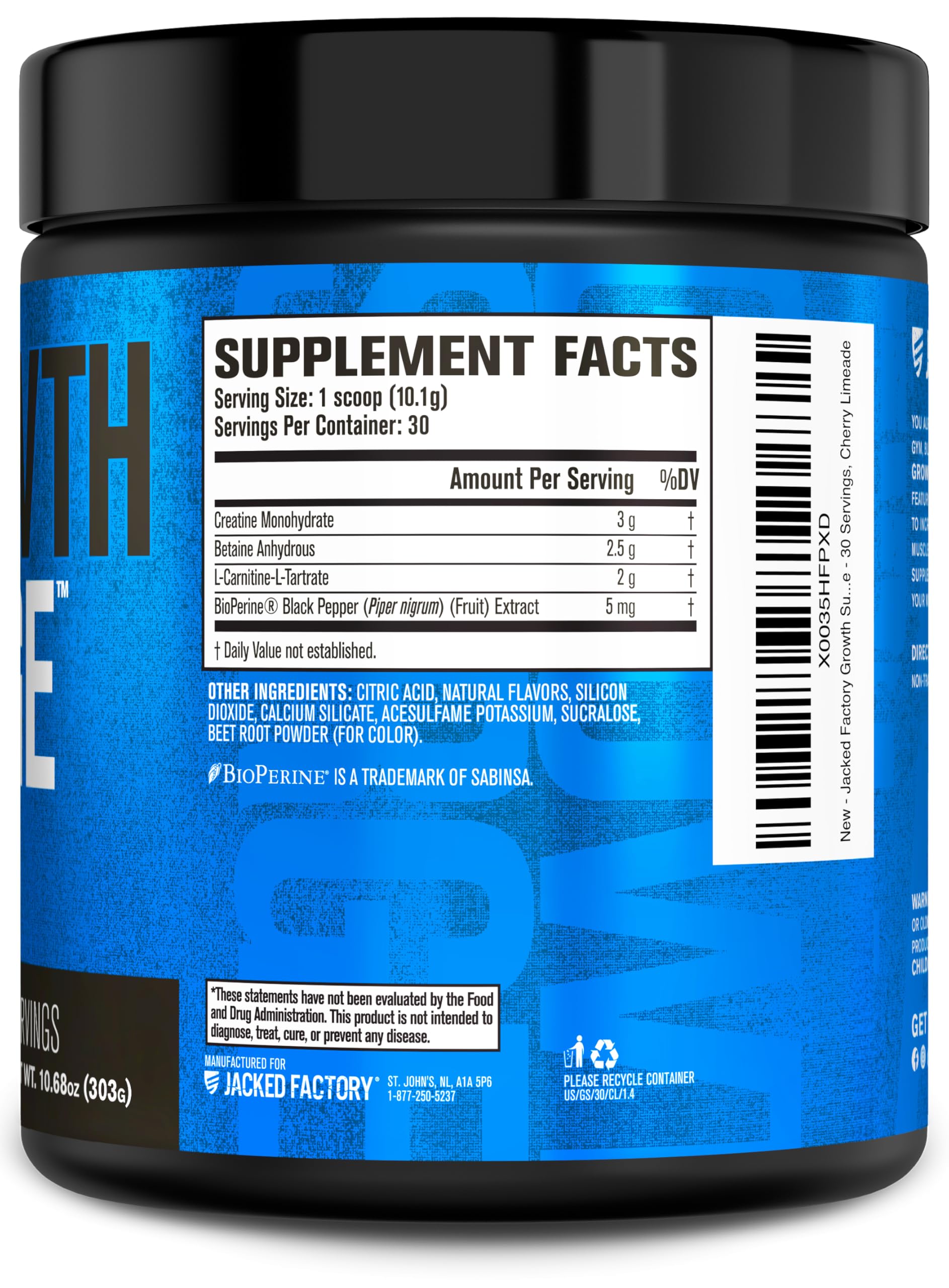 Atleta en gimnasio tomando Growth Surge tras entrenamiento, Jacked Factory rendimiento