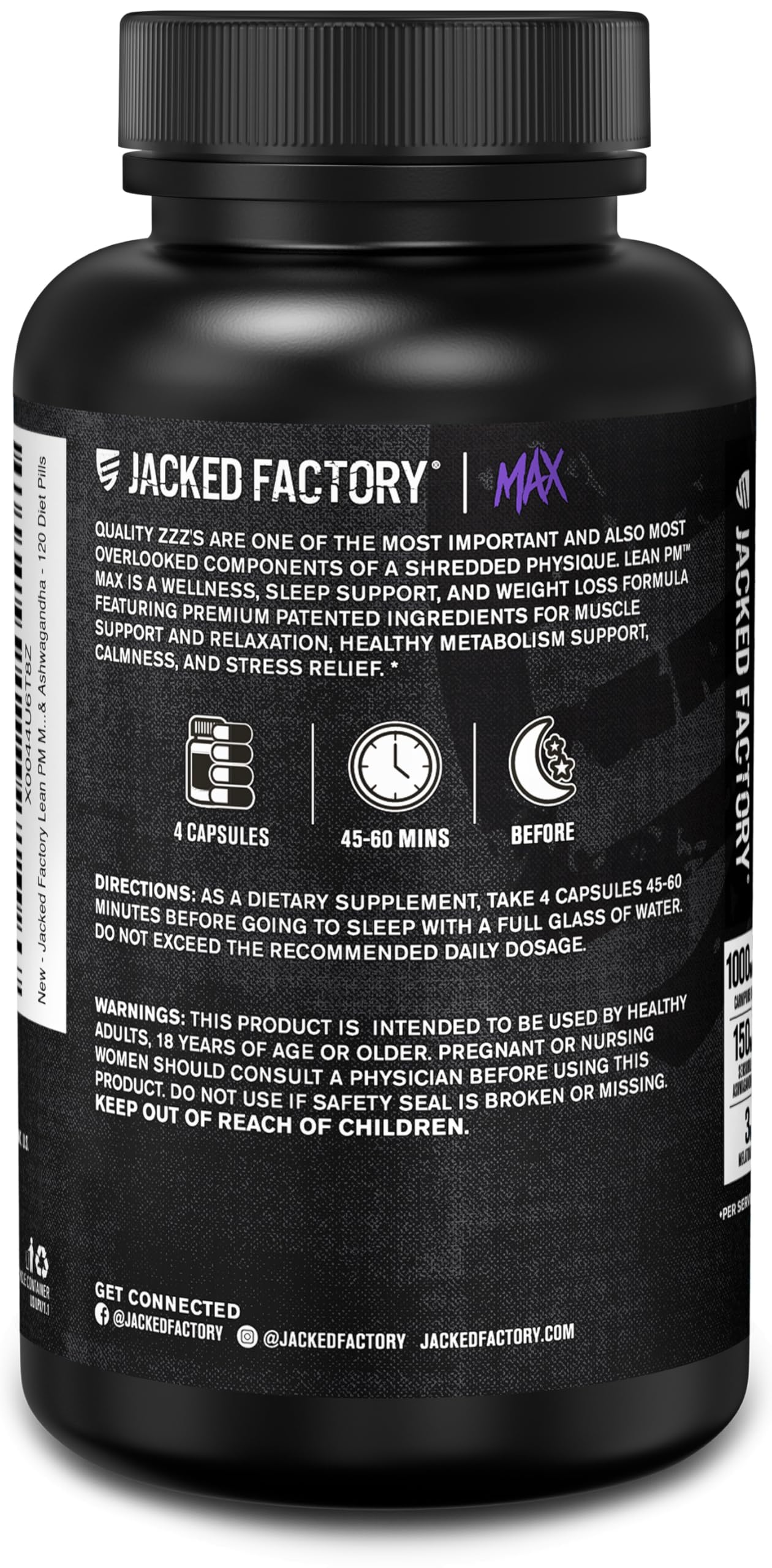 Jacked Factory en ambiente de dormitorio, ilustra apoyo al sueño reparador