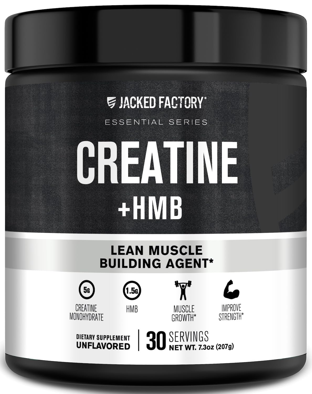 Jacked Factory frasco frontal mostrando diseño y pureza del producto