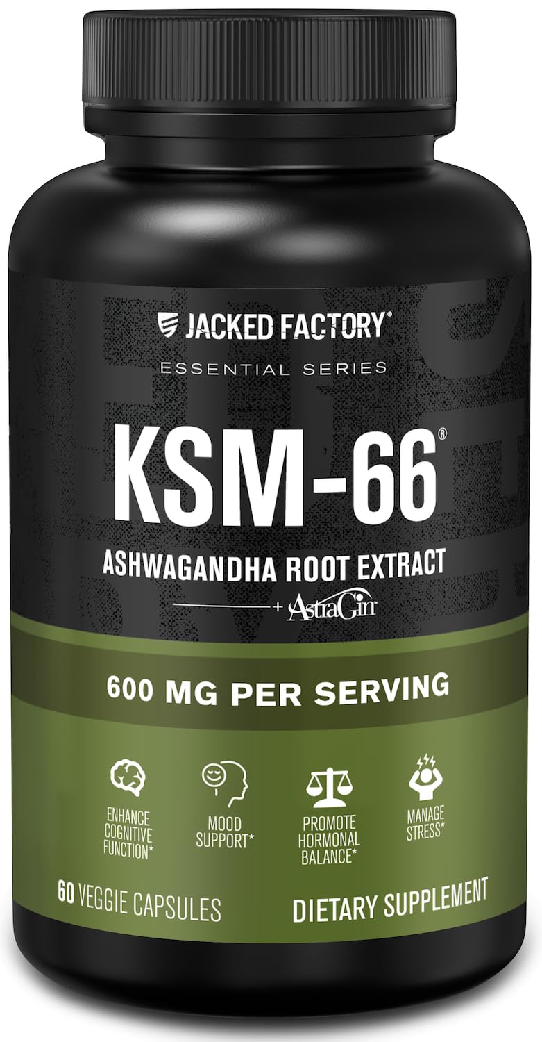 Jacked Factory paquete frontal mostrando la marca y dosificación, confianza en calidad