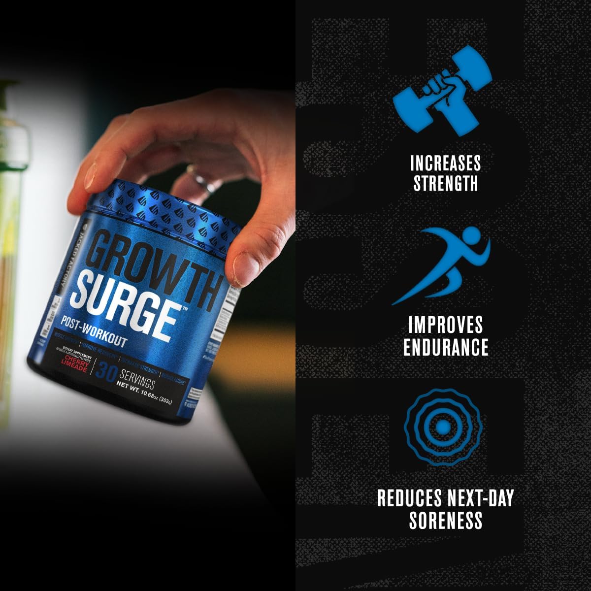 Jacked Factory etiqueta con ingredientes y dosis destacadas para confianza