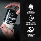 Jacked Factory cucharilla con 5 g de glutamina por porción para dosificación exacta