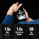 Jacked Factory etiqueta lateral con lista de ingredientes clave