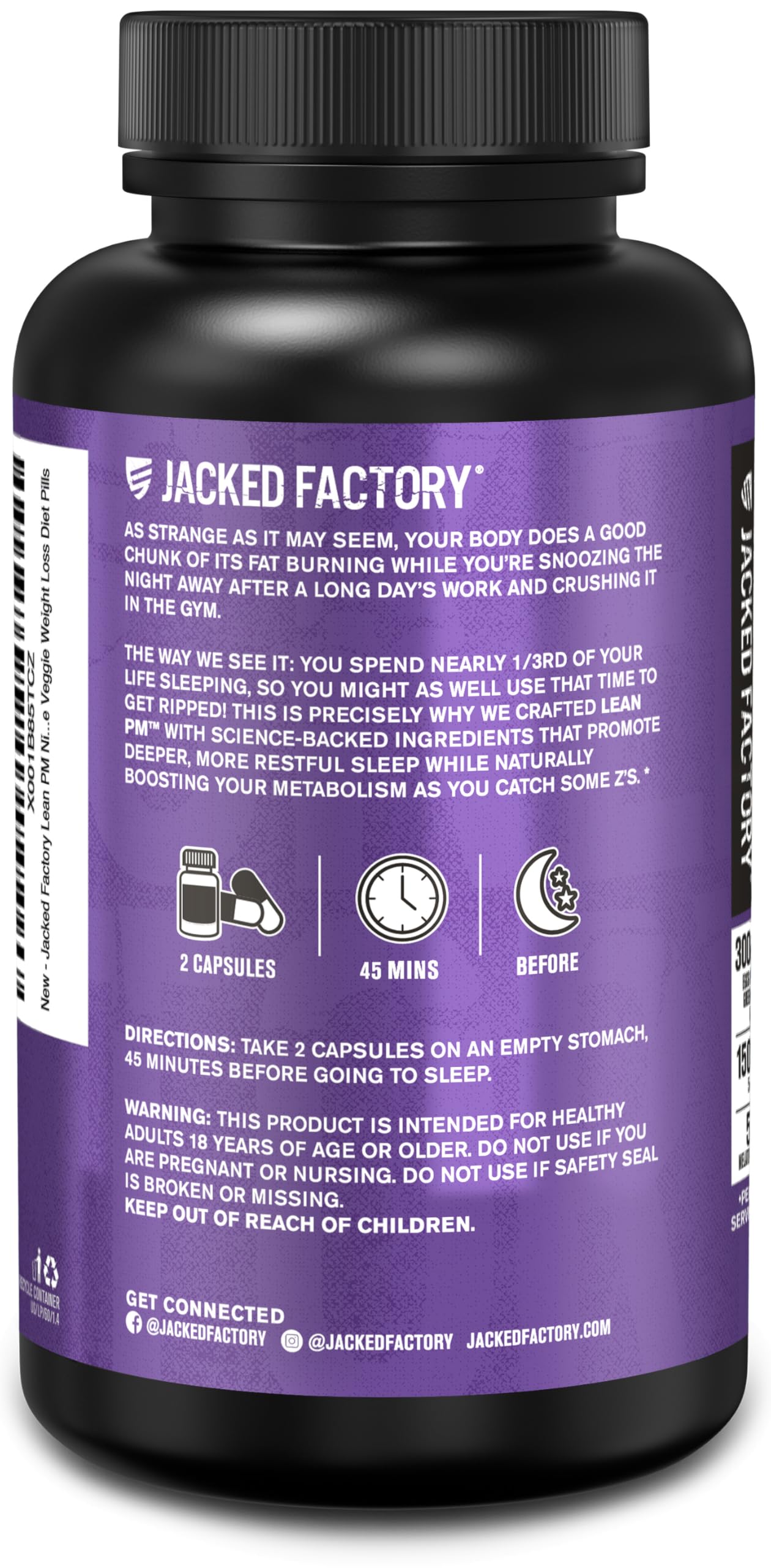 Jacked Factory producto en gimnasio lifestyle mostrando apoyo a la recuperación