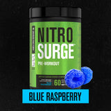 Jacked Factory cuchara con polvo pre-workout listo y dosis visible