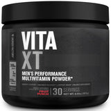 Jacked Factory envase frontal de Vita XT con diseño y sabor fruit punch