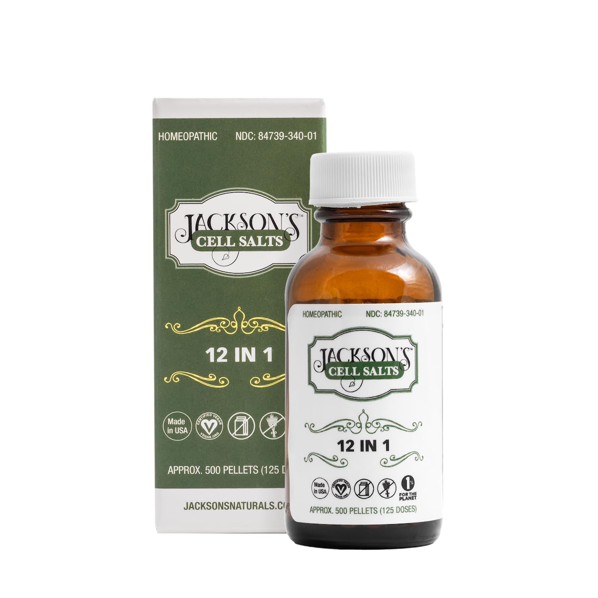 Jackson's etiqueta con sello de Vegan Action mostrando certificación vegana