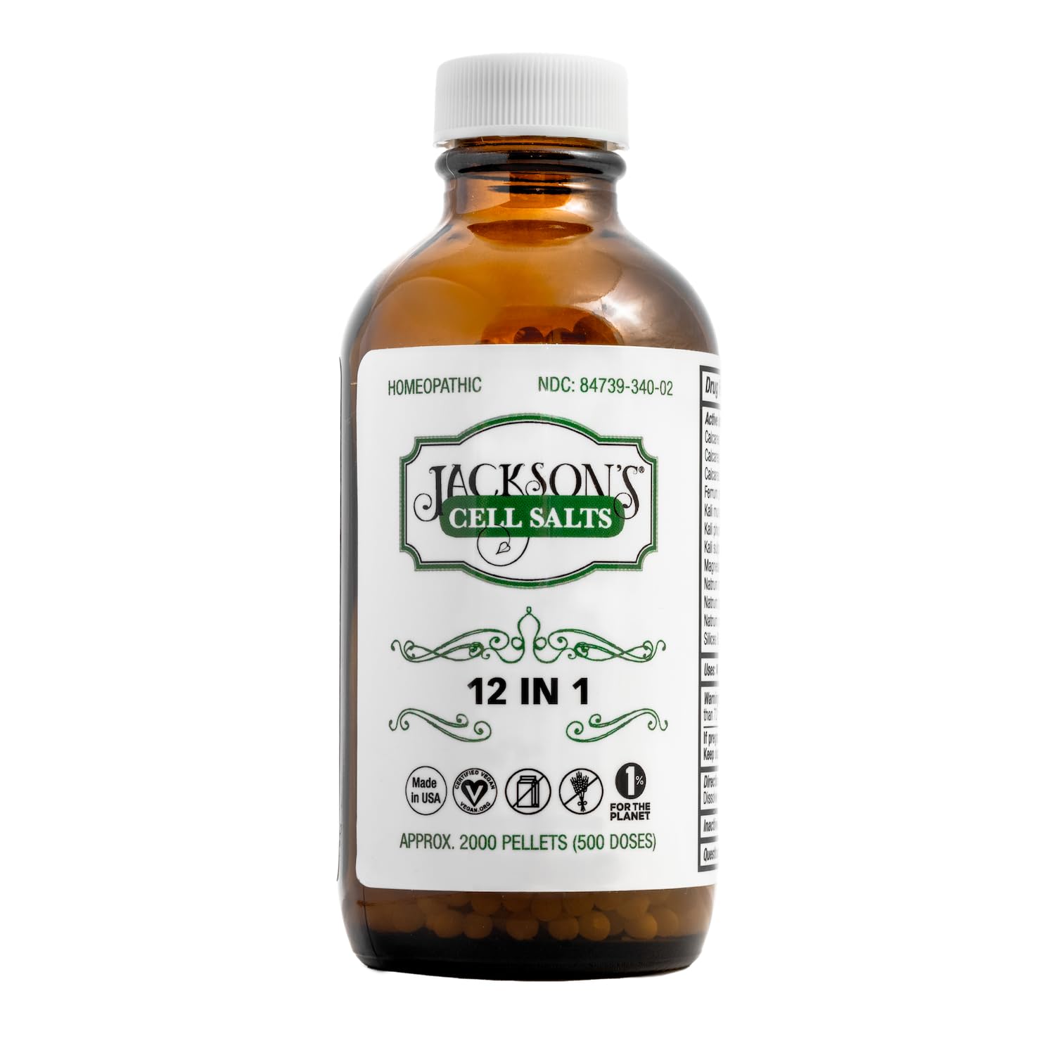 Jackson's frasco ámbar frontal, protección contra la luz y almacenamiento seguro