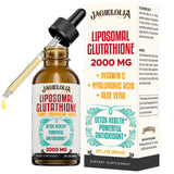 Jagielolia frasco frontal mostrando glutatión liposomal y etiqueta clara para confianza