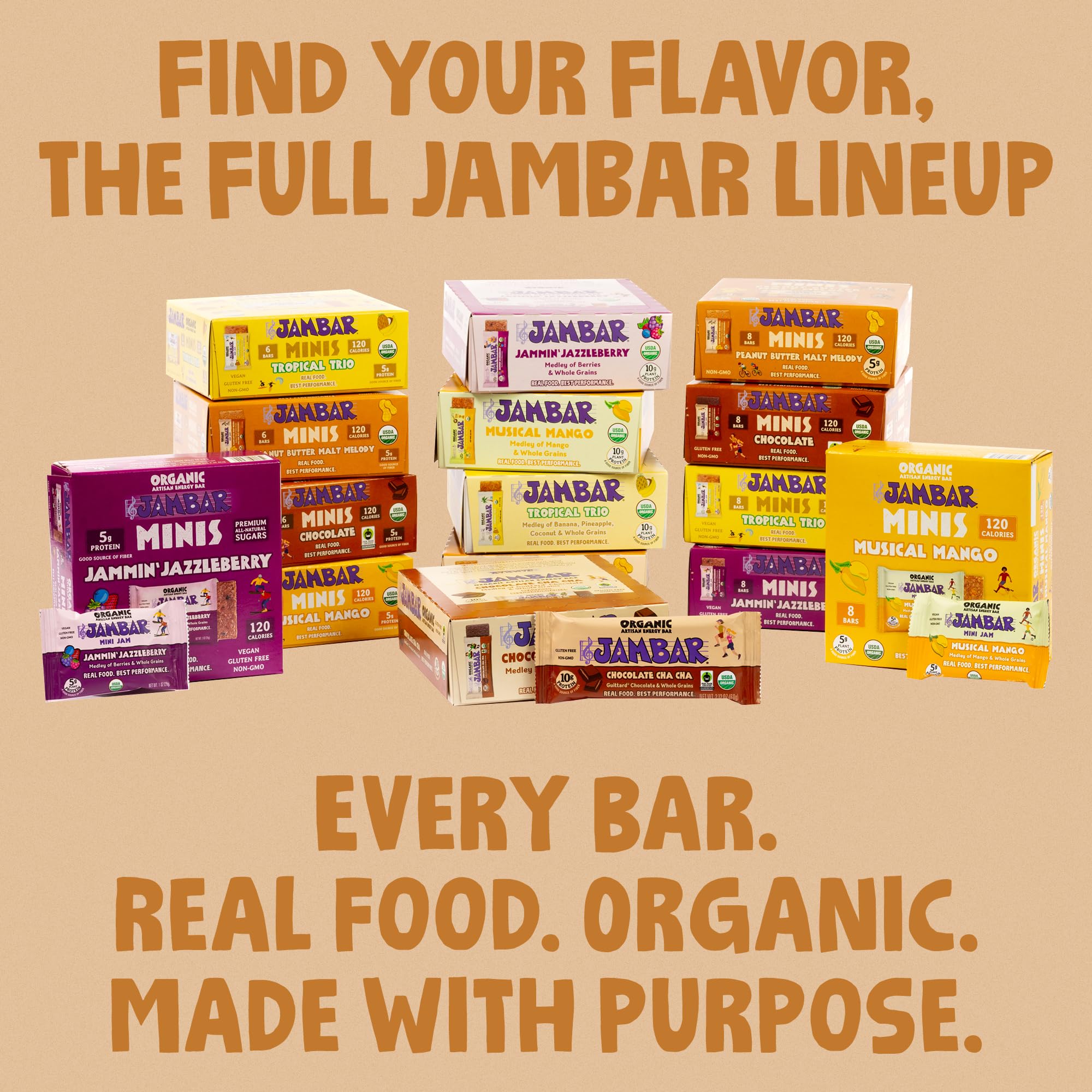 JAMBAR en cajón de oficina snack nutritivo para jornadas largas