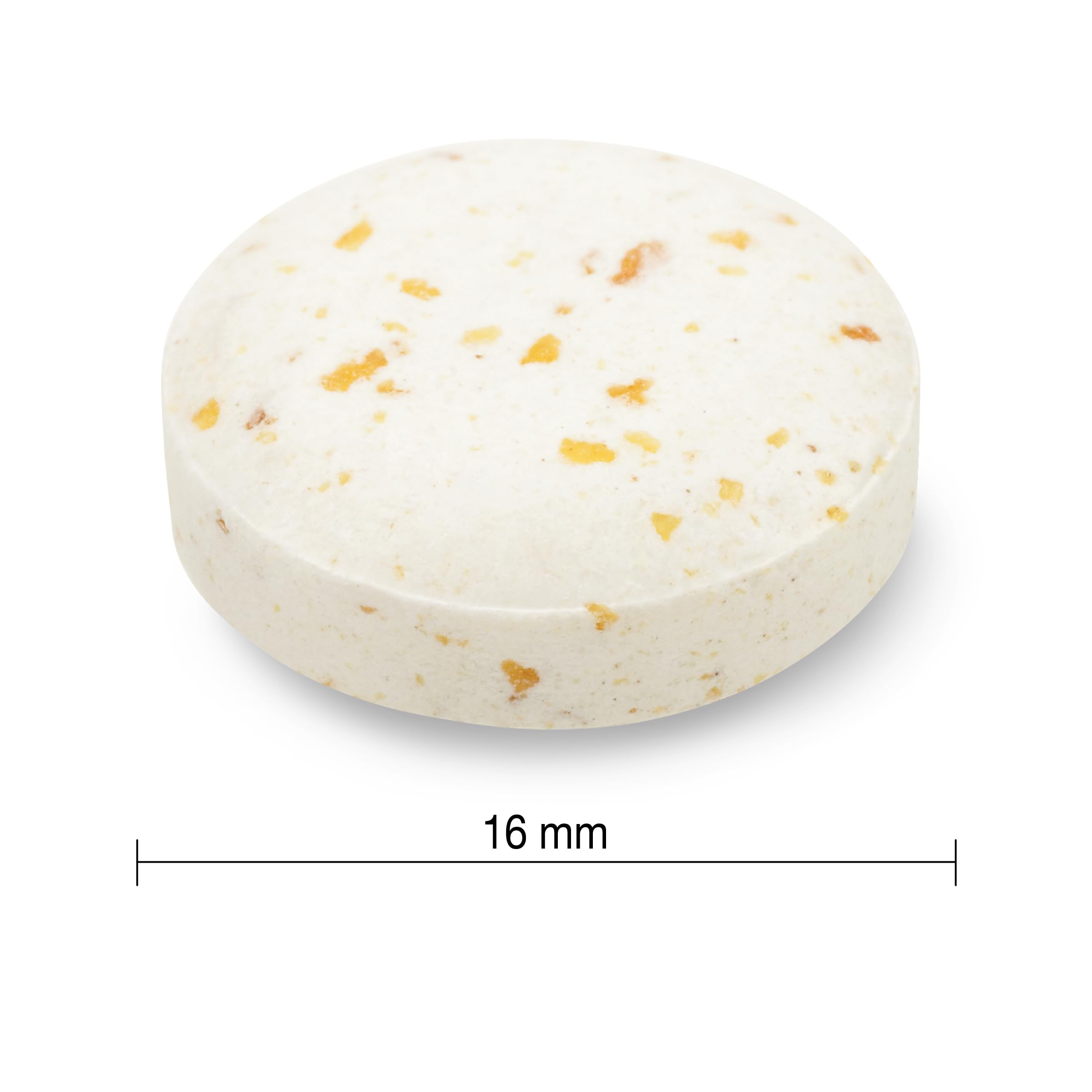 Jamieson tabletas junto a fruta en cocina para transmitir sabor natural