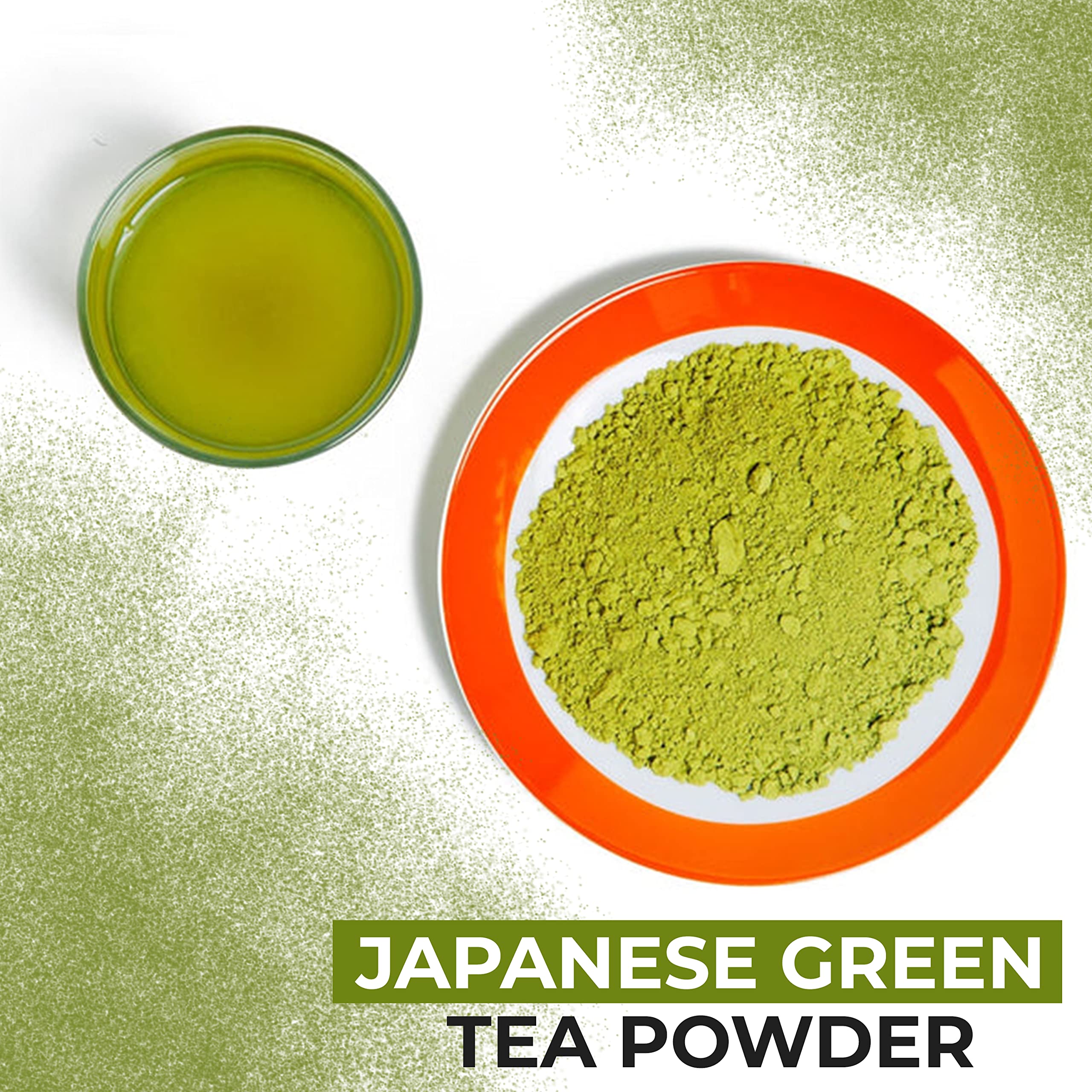 Japanese Green Tea Co. etiqueta que indica origen Kagoshima y calidad