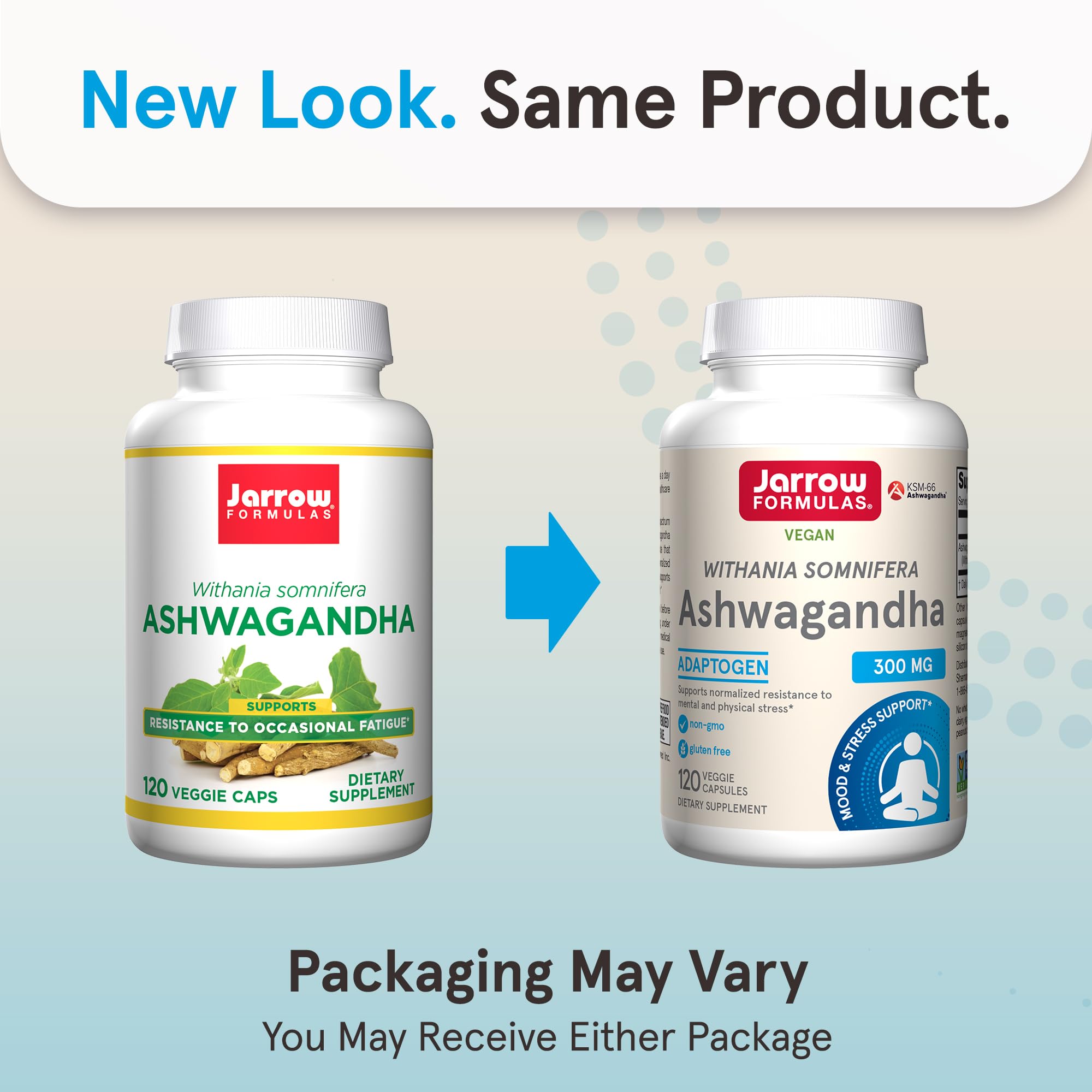 Jarrow Formulas cápsula vegetal 300 mg vista cercana con detalle de tamaño