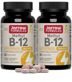 Jarrow Formulas frasco frontal con tabletas masticables, fácil dosificación