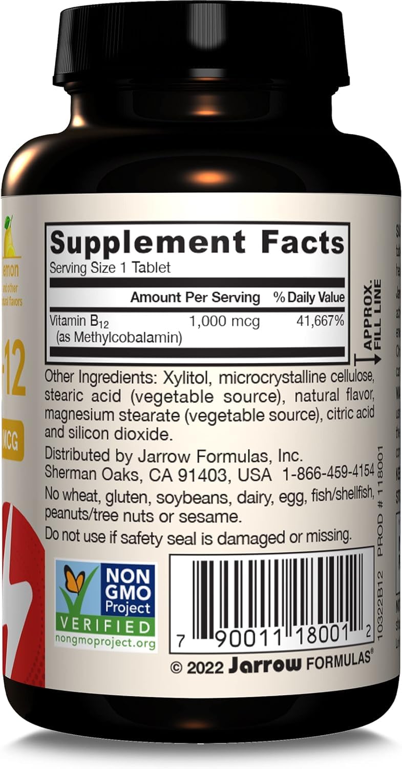 Jarrow Formulas paquete de 100 tabletas que resalta cantidad por envase