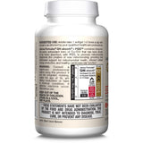Jarrow Formulas empaque lateral con indicaciones de dosis y advertencias claras