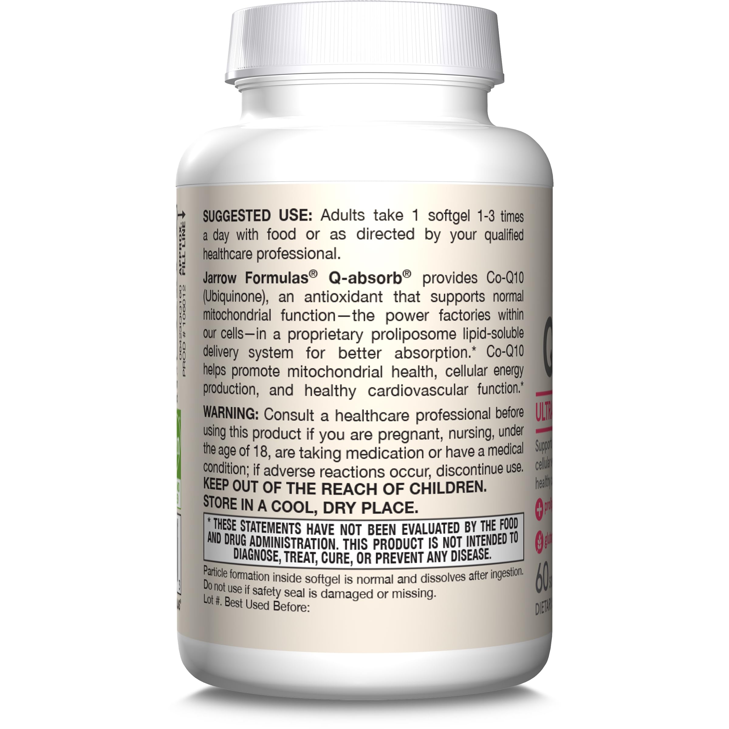 Jarrow Formulas cápsulas en contexto de entrenamiento para apoyo energético
