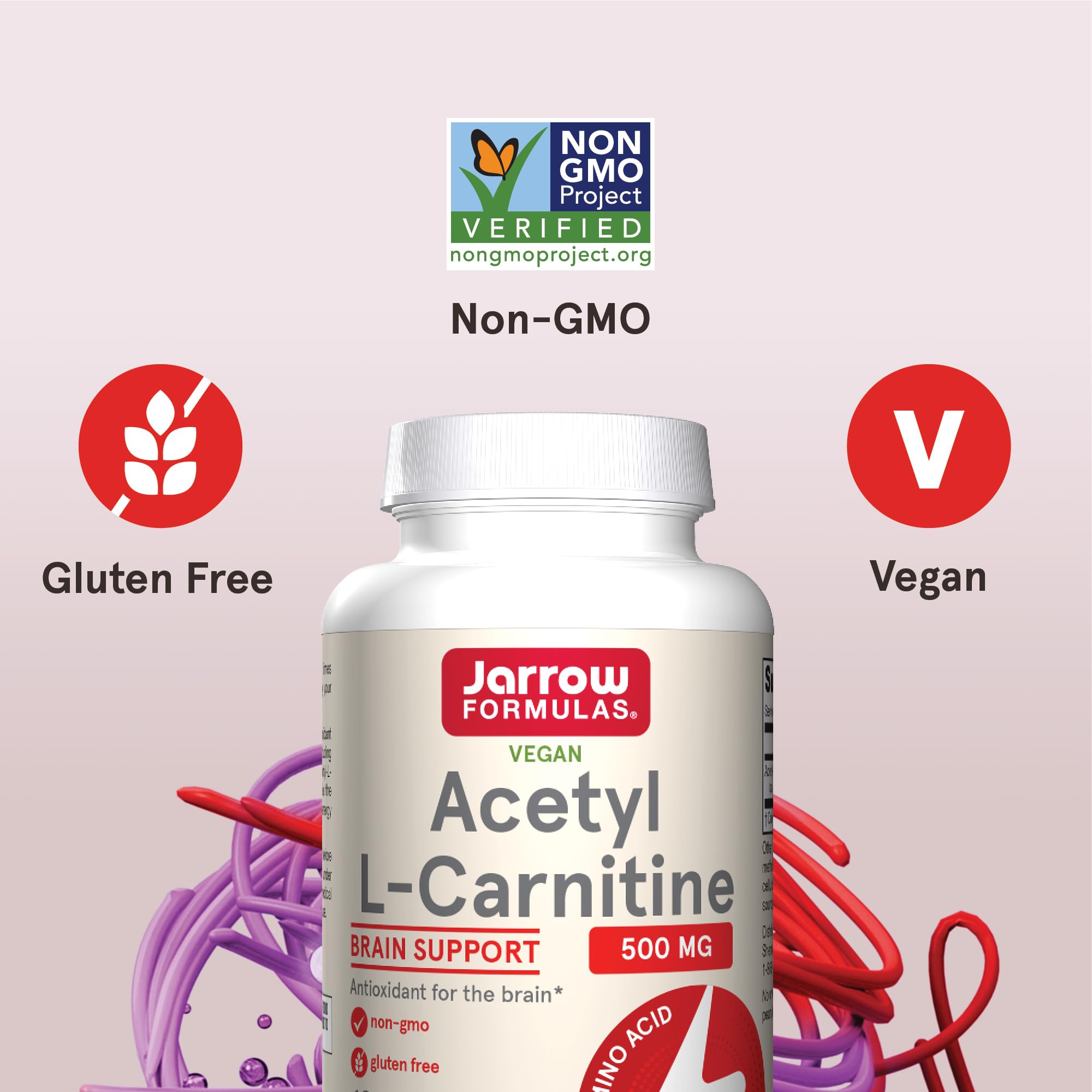 Jarrow Formulas etiqueta con información nutricional clara y útil