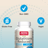 Jarrow Formulas etiqueta nutricional legible con información de 500 mg por cápsula