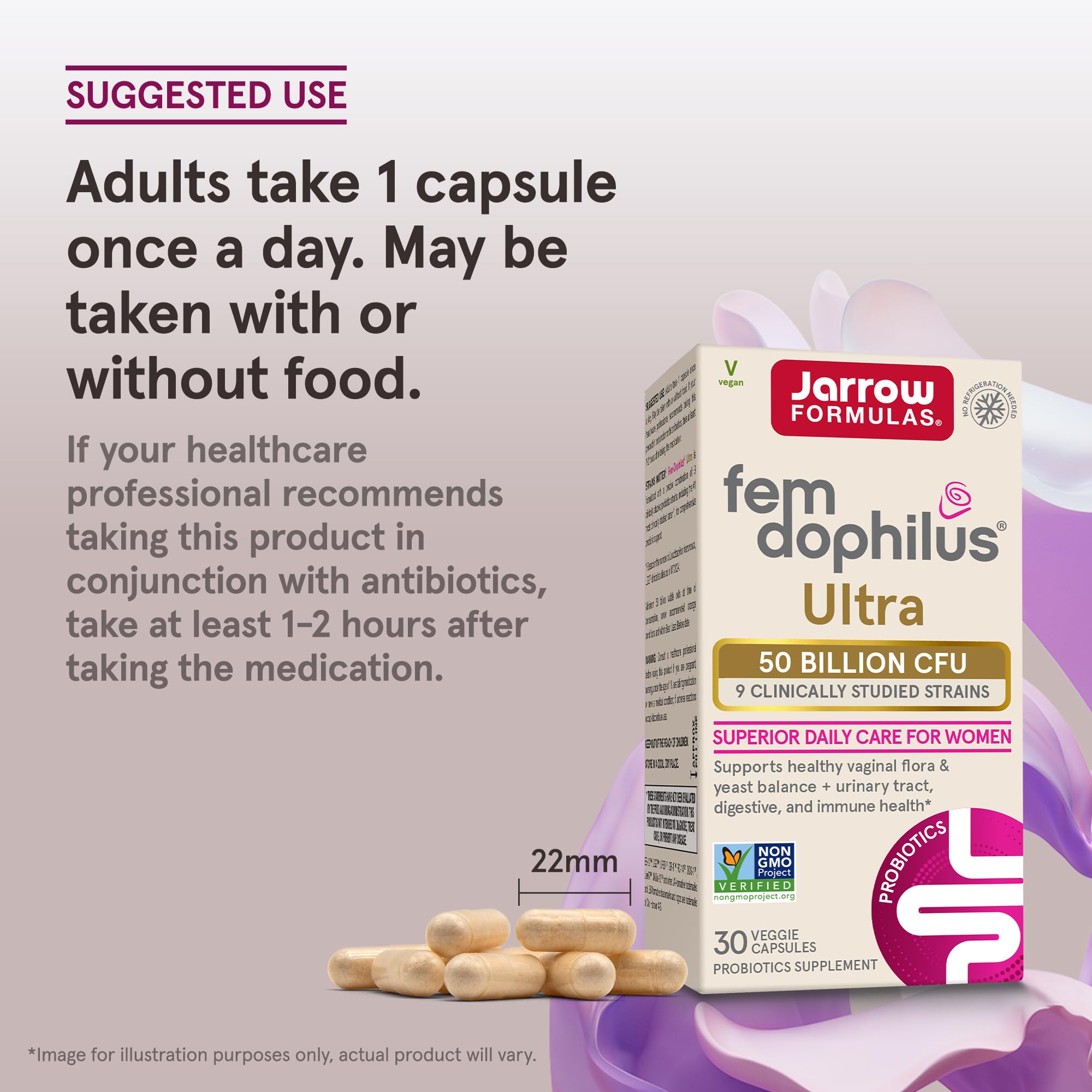 Jarrow Formulas cápsula sobre mesa con desayuno ligero, integración en rutina matinal
