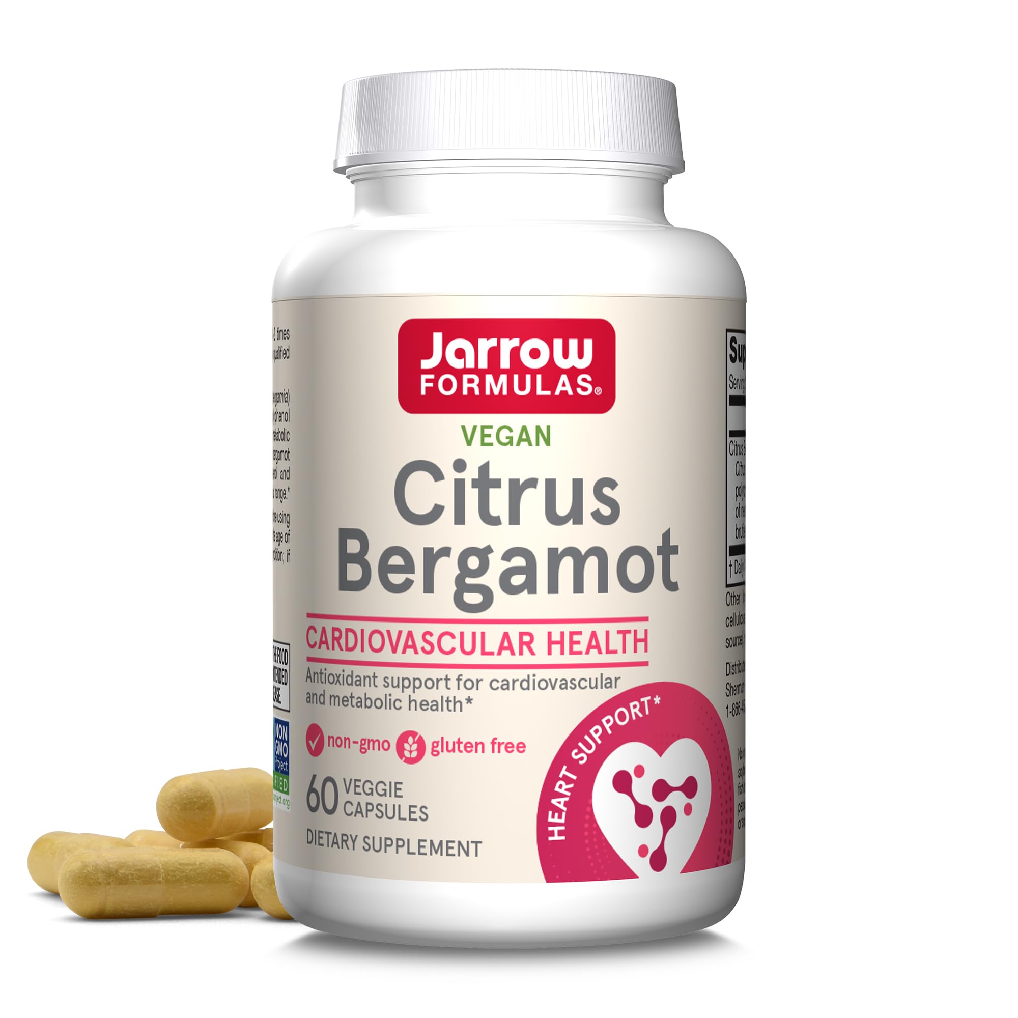 Jarrow Formulas frasco frontal mostrando cápsulas y beneficio antioxidante