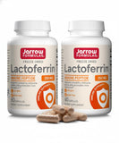 Jarrow Formulas envase frontal mostrando lactoferrina y beneficios claros
