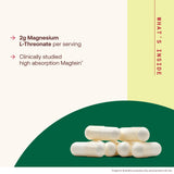 Jarrow Formulas MagMind primer plano de cápsula para apreciar su textura