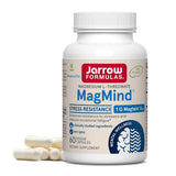 Jarrow Formulas MagMind frente del frasco mostrando la etiqueta y beneficios