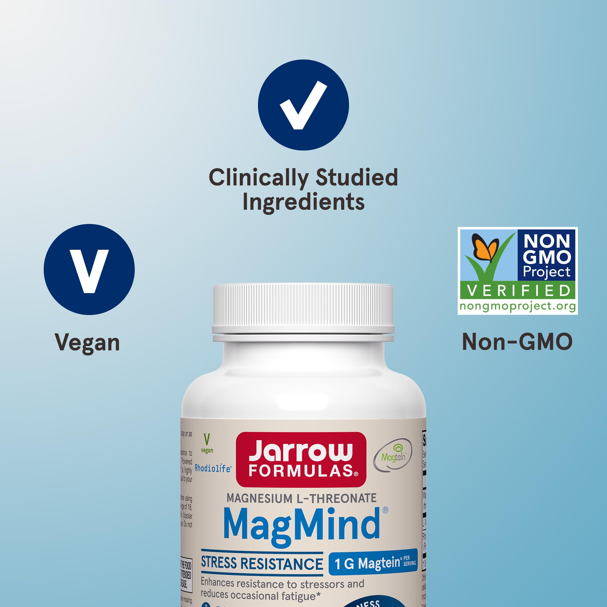 Jarrow Formulas MagMind cápsula junto a rutina diaria para uso práctico