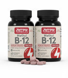Jarrow Formulas envase frontal de Methyl B-12 5000 mcg mostrando marca y cantidad