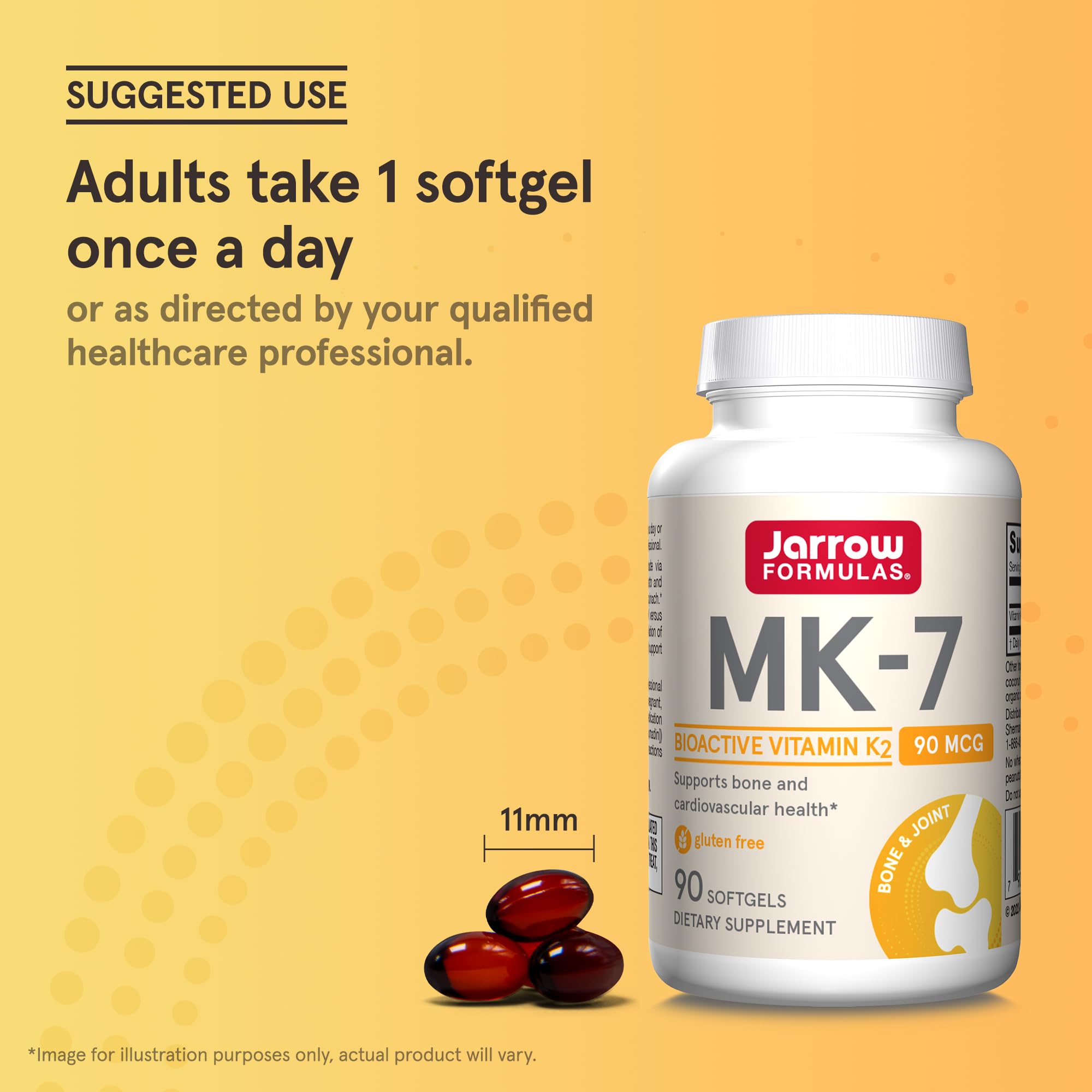 Jarrow Formulas etiqueta nutricional, información de 90 mcg por softgel