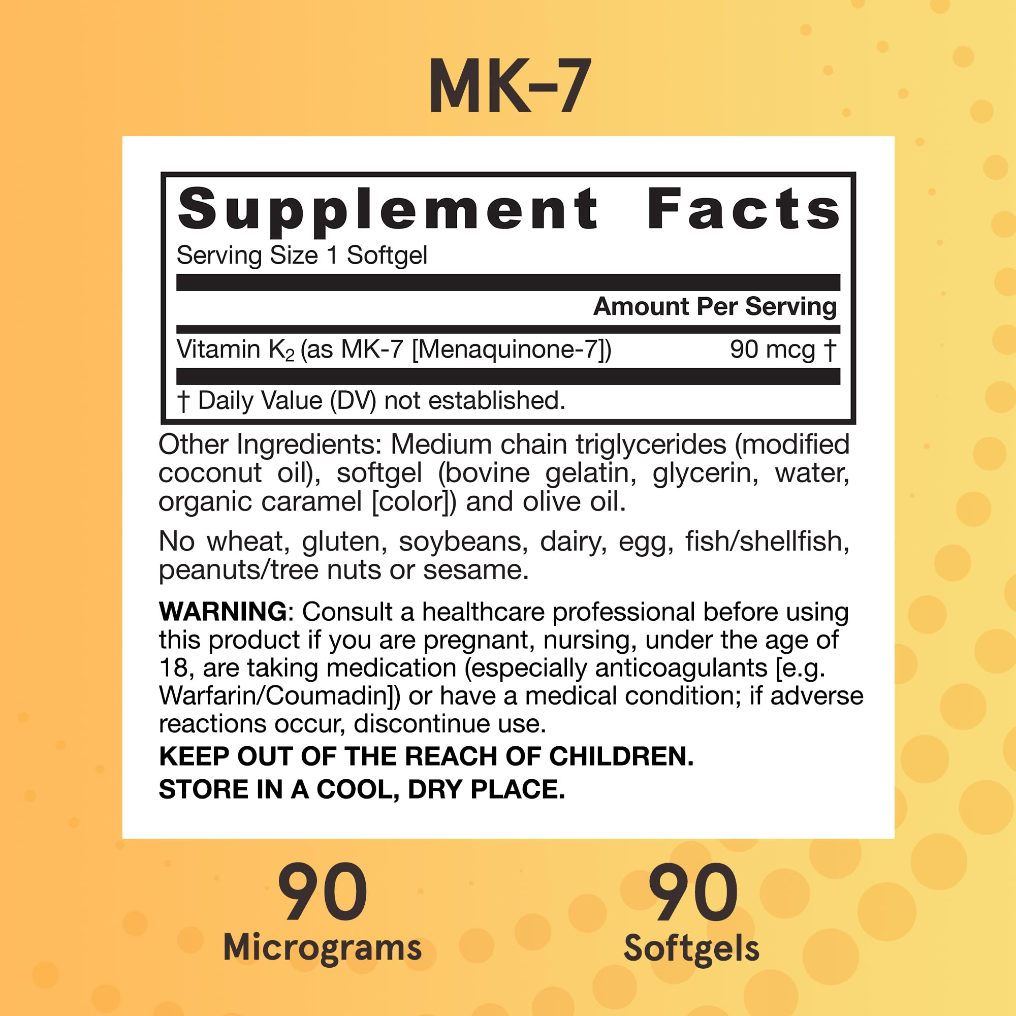 Jarrow Formulas ingrediente natto fermentado, origen natural de MK-7