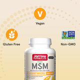 Jarrow Formulas etiqueta nutricional enfocada, información clara