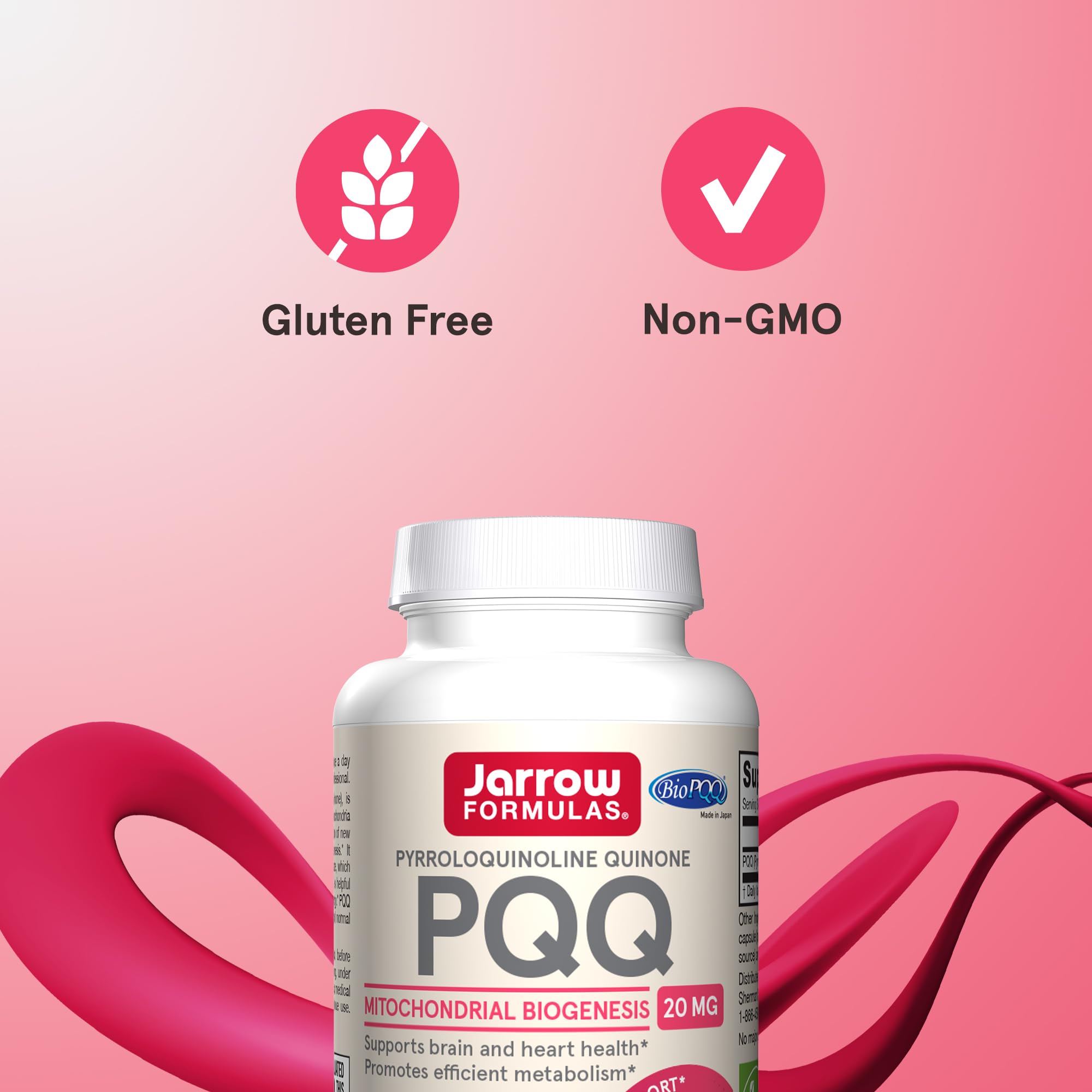 Jarrow Formulas etiqueta nutricional legible con información de dosis