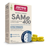 Jarrow Formulas frasco frontal mostrando 30 comprimidos y beneficio de dosificación clara